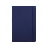 Agenda A5, 80 file, cu coperti rigide si elastic - albastru
