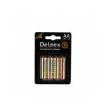 Baterie alcalina AA (R6) Deleex , 4buc/blister
