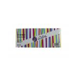 Separatoare carton color cu 4 perforatii, 190 g, 10*24 cm, 100 bucati/set, 4 perforatii, Willgo - 4 culori asortate