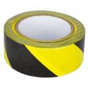 Banda adeziva pentru delimitare/avertizare (galben / negru) 48 mm*33 m