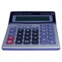 Calculator 12 dgt , 15*19 cm, front metalic