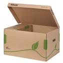 Container arhivare si transport Esselte Eco, deschidere superioara, carton, 100% reciclat, FSC,natur
