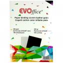 Coperti carton color imitatie piele, A4 250g/mp, 100coli/top,  - negru