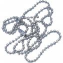 Snur metalic (lantisor) pentru buzunar ecuson, lungime 70 cm