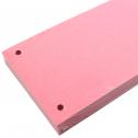 Separatoare carton color cu 2 perforatii, 160 g, 10*24 cm 100 bucati/set, - roz