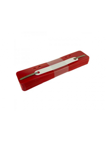 Alonje din plastic A5, 25 buc/set, rosu