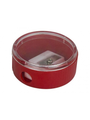 Ascutitoare plastic simpla cu container rotund mediu 