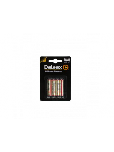 Baterie alcalina AAA (R3) Deleex ,4 buc/blister