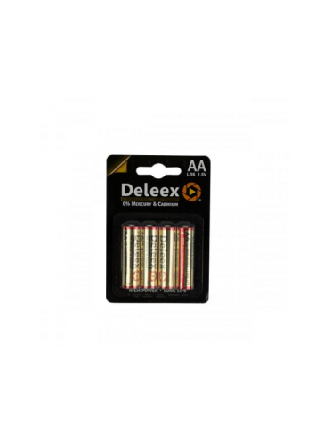 Baterie alcalina AA (R6) Deleex , 4buc/blister