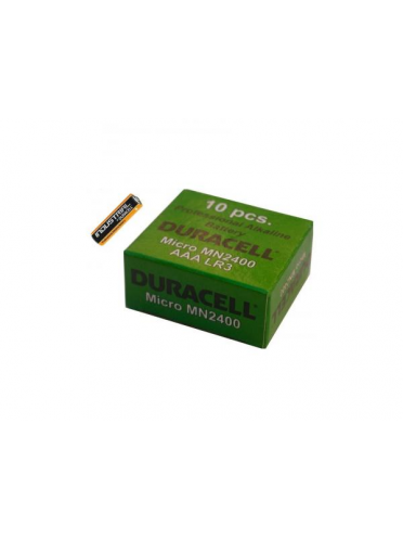 Baterii alkaline R3, AAA, 1.5V, 10 buc/cutie - DURACELL