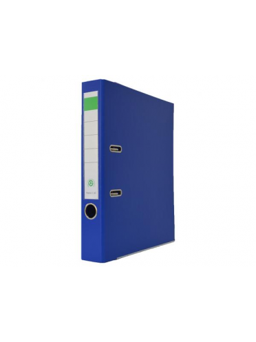 Biblioraft carton dublu plastifiat(interior si exterior) cu margine metalica,buzunar plastic A4 50mm
