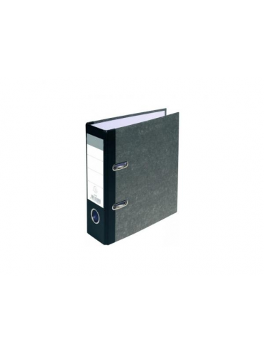 Biblioraft carton marmorat cu margine metalica , A5, portrait, 75mm