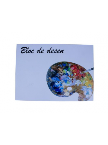 Bloc desen A4 80 gr, 15 file