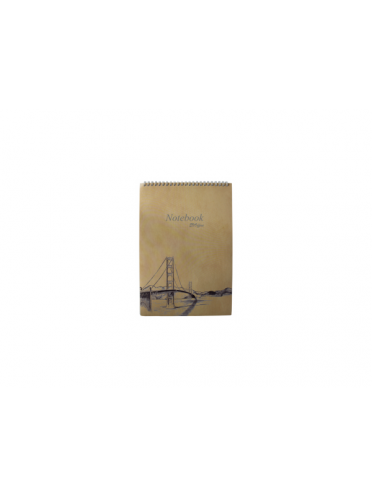 Blocnotes A4 cu microperforatii si spira metalica, 80 file - dictando