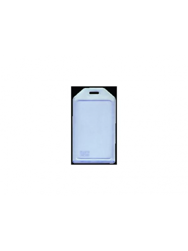 Buzunar PVC flexibil, pentru ID carduri, 54 x 85mm, vertical, 5 buc/set, KEJEA - transparent
