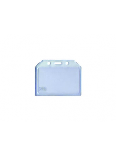 Buzunar PVC flexibil, pentru ID carduri, 85 x 54mm, orizontal, 5 buc/set, KEJEA - transparent