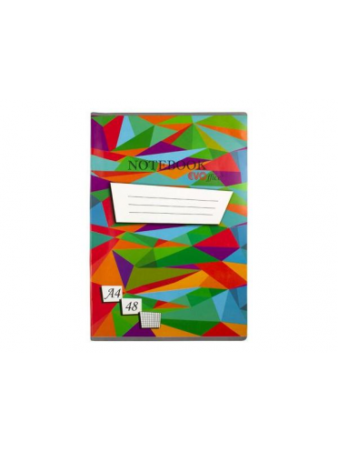 Caiet A4, 48 file coperta policromie, matematica 