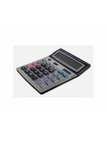 Calculator 16 dgt, 15.5*21 cm, front metalic