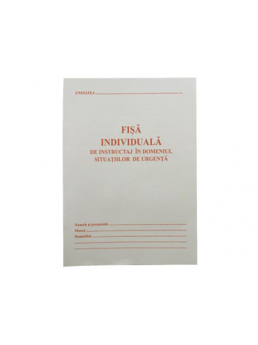 Carnet situatii urgenta