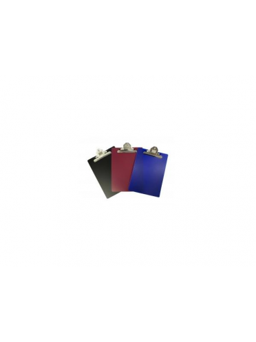 Clipboard plastic simplu A4 (320*230mm) Jumbo prevazut cu clema de prindere si agatatoare - negru