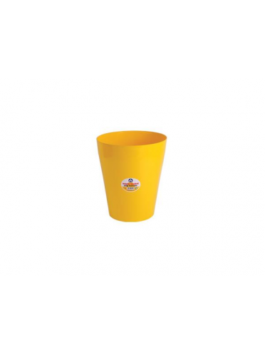 Cos birou plastic, 10 L, Ark - galben