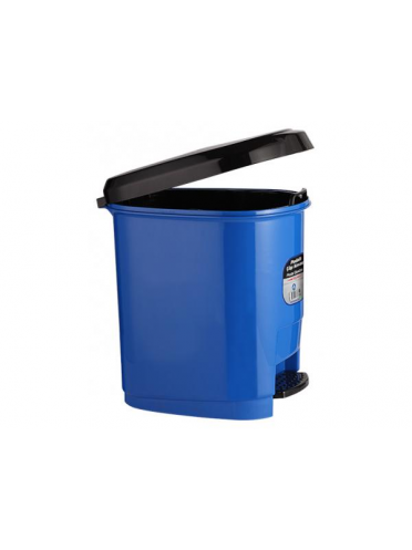 Cos de birou cu pedala, 20 litri, Ark - albastru