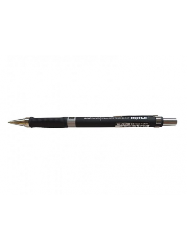 Creion mecanic 0.5 mm, accesorii metalice, grip, radiera incorporata, varf retractabil, BL-519