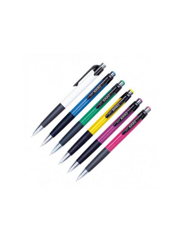 Creion mecanic, varf retractabil 0.5 mm, grip, accesorii metalice,  911