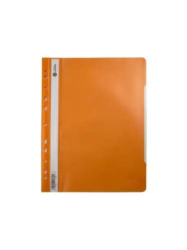Dosar din plastic cu sina si 11 perforatii, Willgo - orange