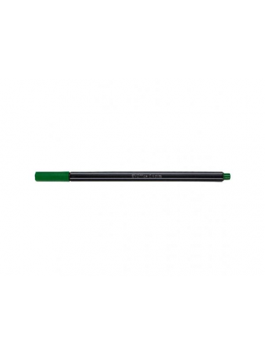 Fineliner, forma hexagonala, varf 0.4 mm, EVOffice - verde