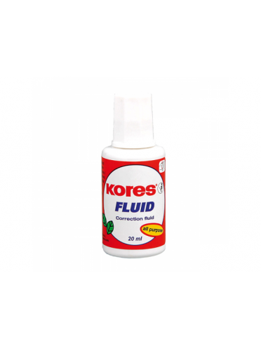 Fluid corector cu pensula pe baza de solvent, 20ml, Kores