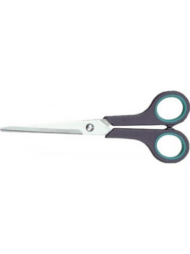 Foarfeca 14 cm, lama din otel, cu maner rubber grip