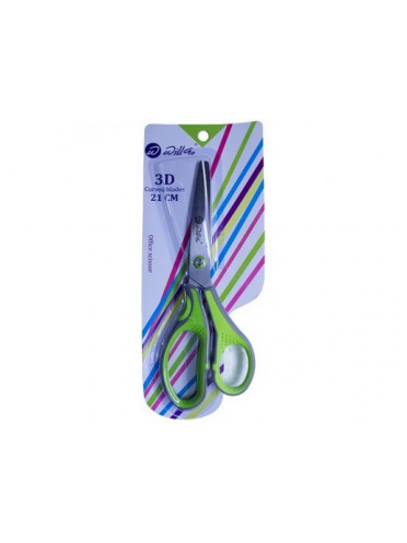 Foarfeca 21 cm, lama 3D din otel, cu maner ergonomic rubber grip