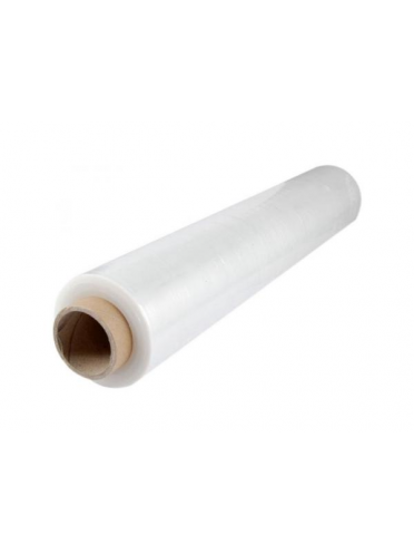 Folie stretch transparenta pentru ambalare manuala 23 microni / 50 cm latime / 120 m lungime