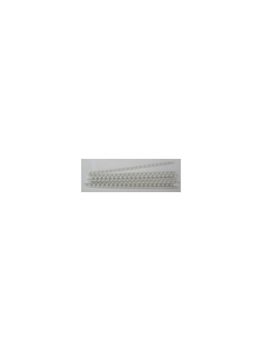 Inele plastic 8 mm max. 45 coli, 100 buc/cut, - alb
