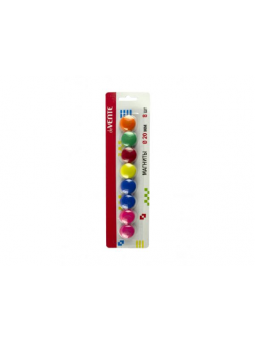 Magneti pentru tabla, Ø20mm, 8 buc/blister