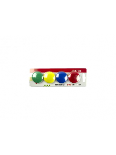 Magneti pentru tabla, Ø40mm, 4 buc/blister