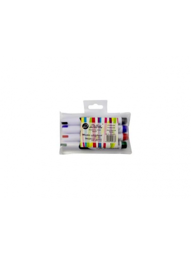 Marker pentru tabla cu grip 4 culori/set Willgo