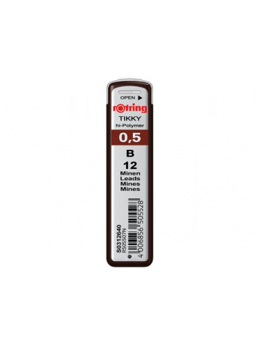 Mina creion mecanic 0.5 B Rotring 12buc/set