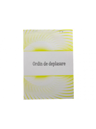 Ordin de deplasare A5, fata-verso