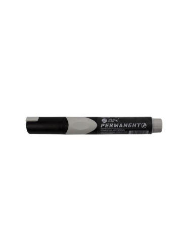 Permanent marker cu grip varf rotund, Willgo - negru