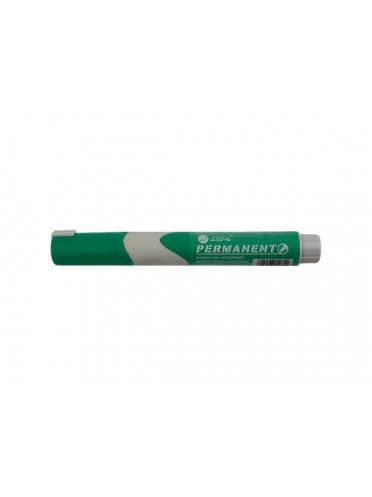 Permanent marker cu grip varf rotund, Willgo - verde