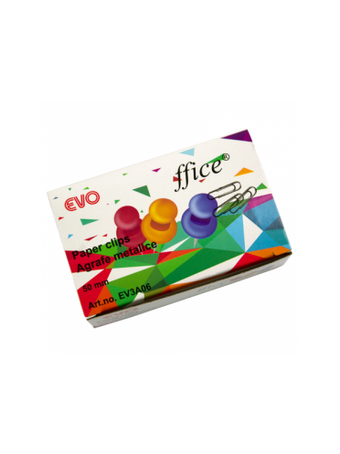 Pioneze color panou pluta, 100 buc/cut