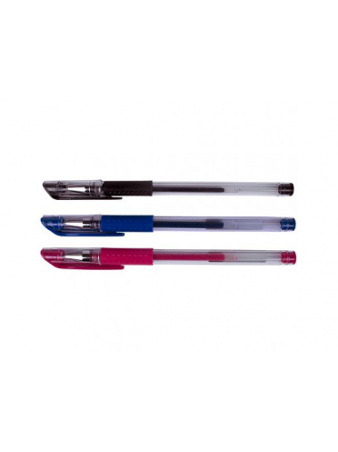 Pix cu gel si grip 0,5mm - albastru