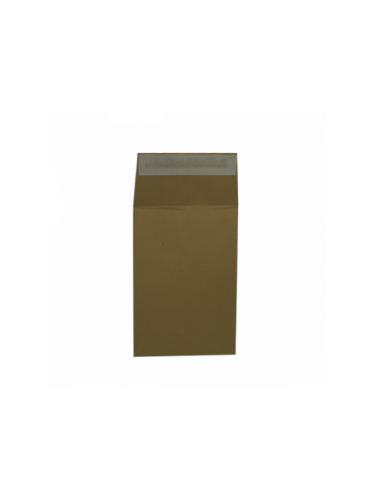 Plic B5 (175*250 mm) kraft ,siliconic cu burduf de 2 cm 120g/mp,clapa dreapta, 100 BUC/SET