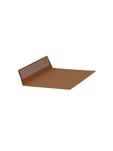 Plic C6 (114*162 mm) kraft, siliconic, 90 gr/mp, clapa dreapta, 100 BUC/SET