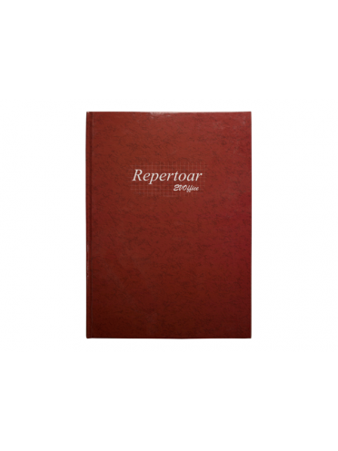 Registru repertoar A4 coperti cartonate, 200 file dictando