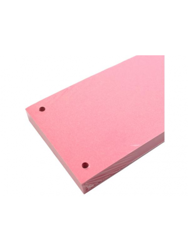 Separatoare carton color cu 2 perforatii, 160 g, 10*24 cm 100 bucati/set, - roz