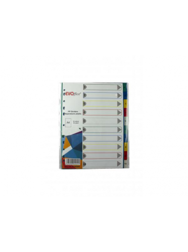 Separatoare plastic 10 culori/set