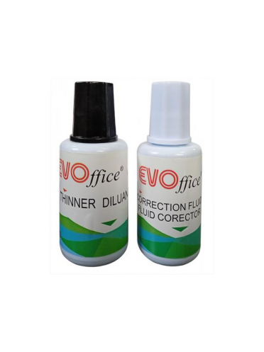 Set fluid corector cu pensula si diluant 20 ml
